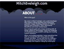 Tablet Screenshot of mitcheveleigh.com